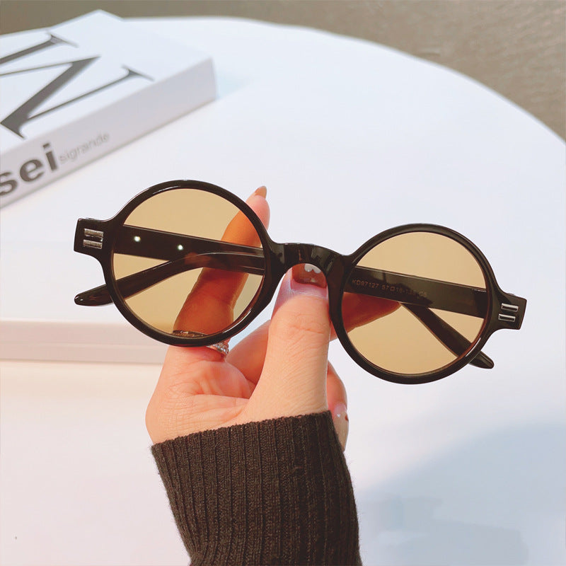Round Frame Sunglasses For Men Women Steampunk Party Eyewear UV400
