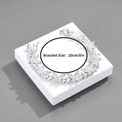 Men's Butterfly Chain Necklace with Artificial Diamond