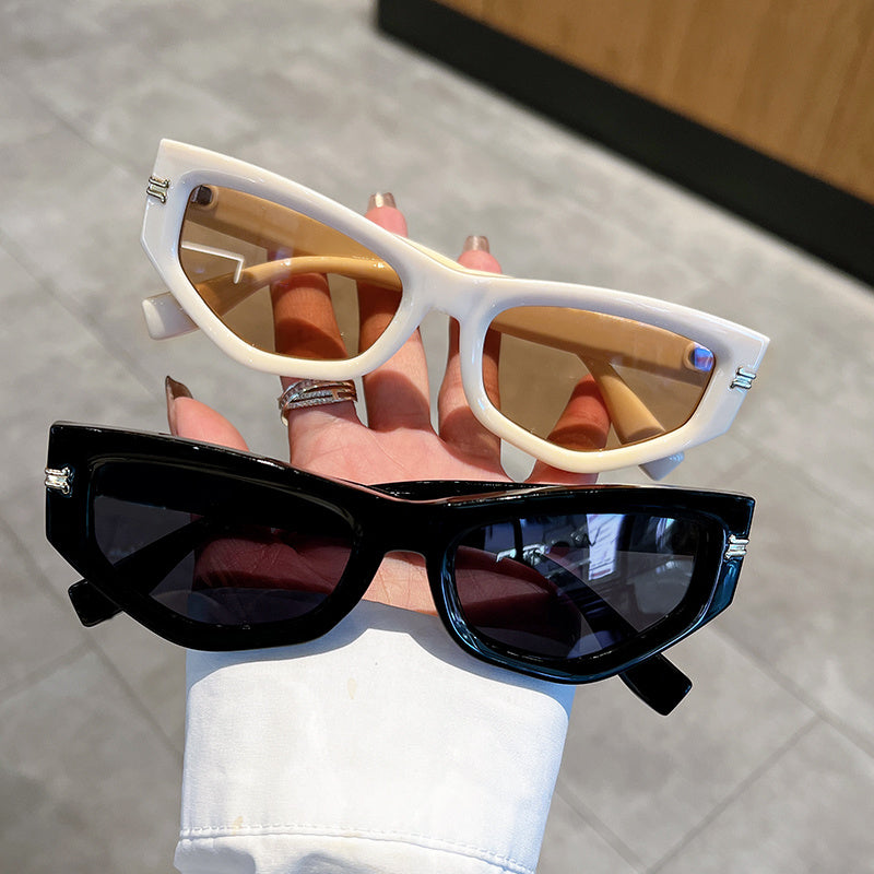 Cat Eye Sunglasses Punk Gradient Glasses UV400