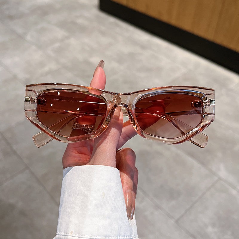 Cat Eye Sunglasses Punk Gradient Glasses UV400