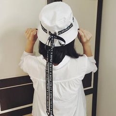 Casual Cat Ear Sunscreen Bucket Hat Outdoor Travel Beach Cap