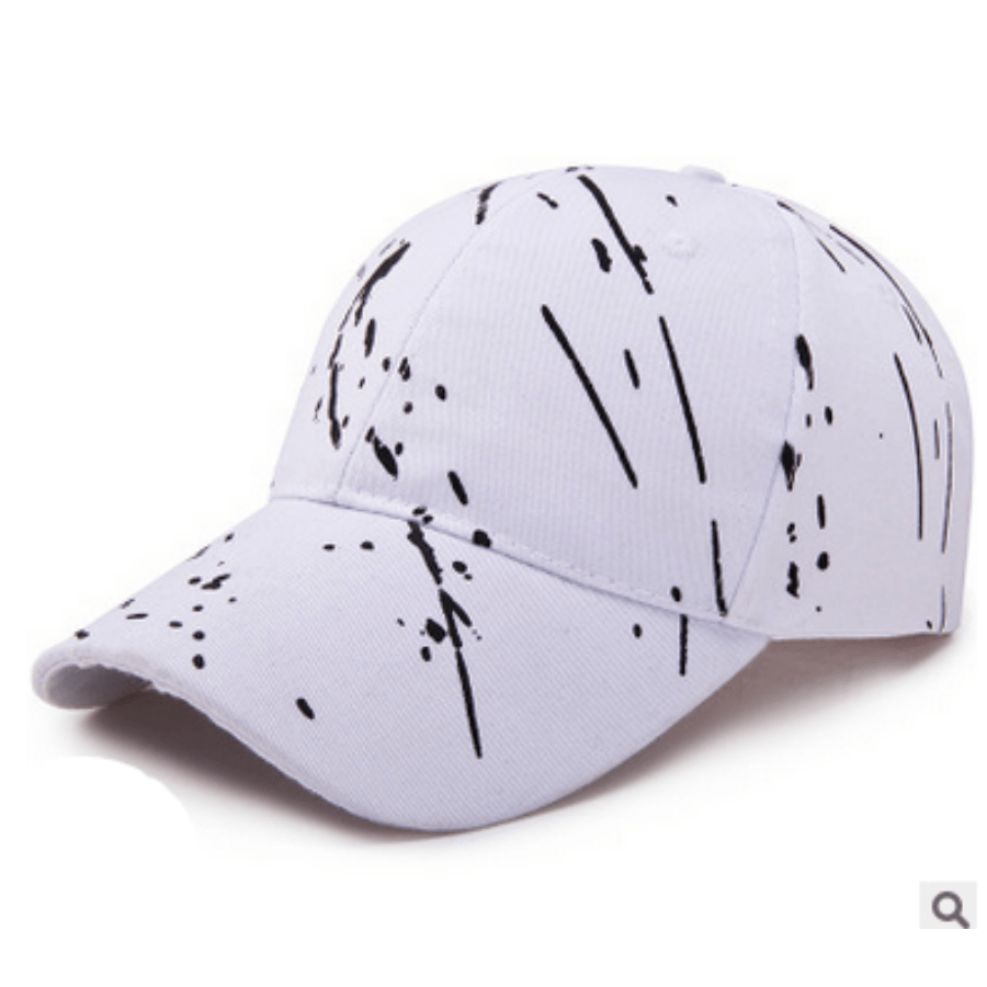 Splash Ink Outdoor Sports Hat Baseball Cap Sun Hats Breathable Adjustable