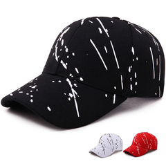Splash Ink Outdoor Sports Hat Baseball Cap Sun Hats Breathable Adjustable