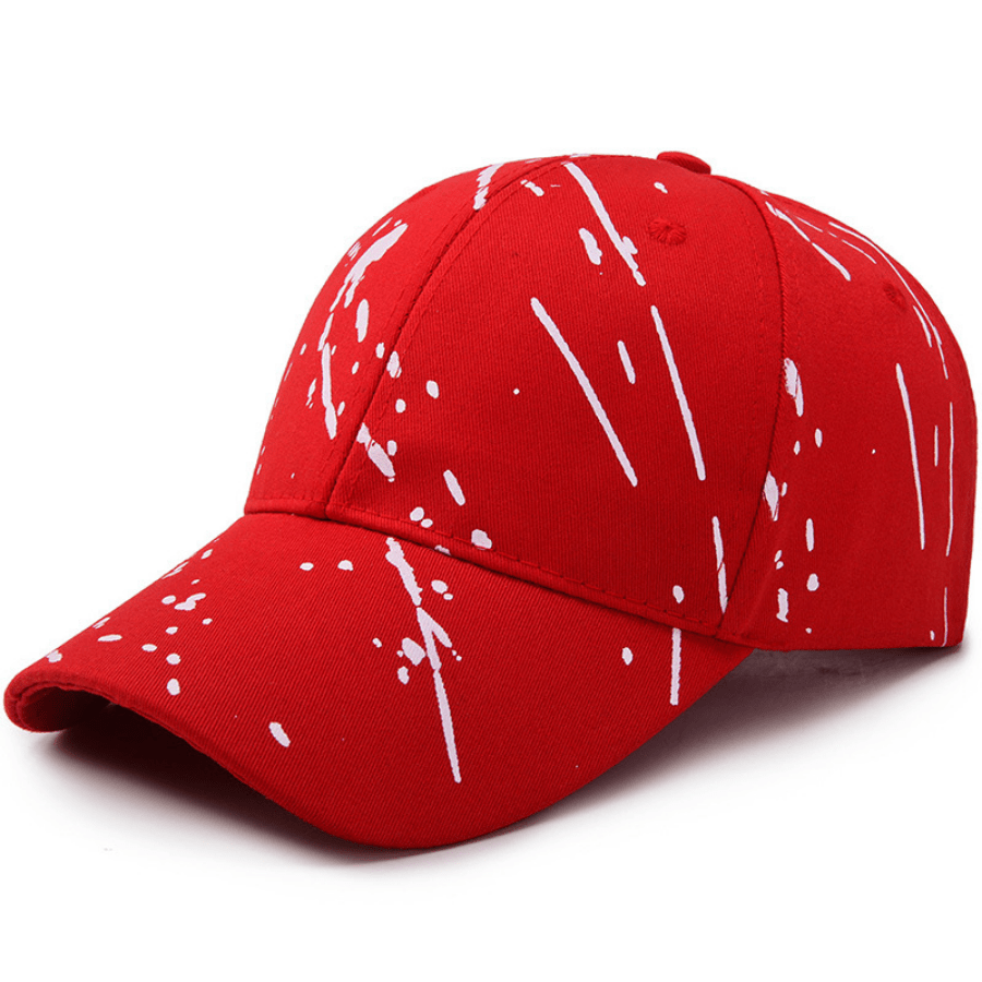 Splash Ink Outdoor Sports Hat Baseball Cap Sun Hats Breathable Adjustable