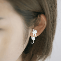 Cat Fish Stud Earrings Funny Ear Jewelry Accessories