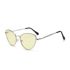 Y2K Cat Eye Metal Sunglasses Retro Anti Glare UV400