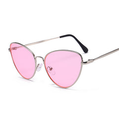 Y2K Cat Eye Metal Sunglasses Retro Anti Glare UV400