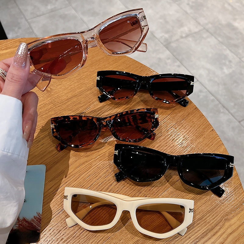 Cat Eye Sunglasses Punk Gradient Glasses UV400