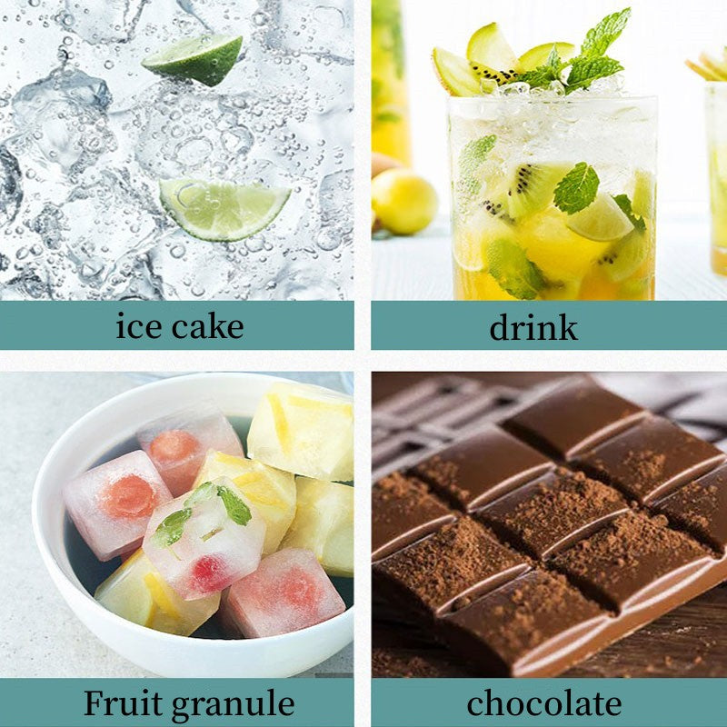 Silicone Ice Cube Tray for Cocktails and Beverages