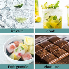 Silicone Ice Cube Tray for Cocktails and Beverages