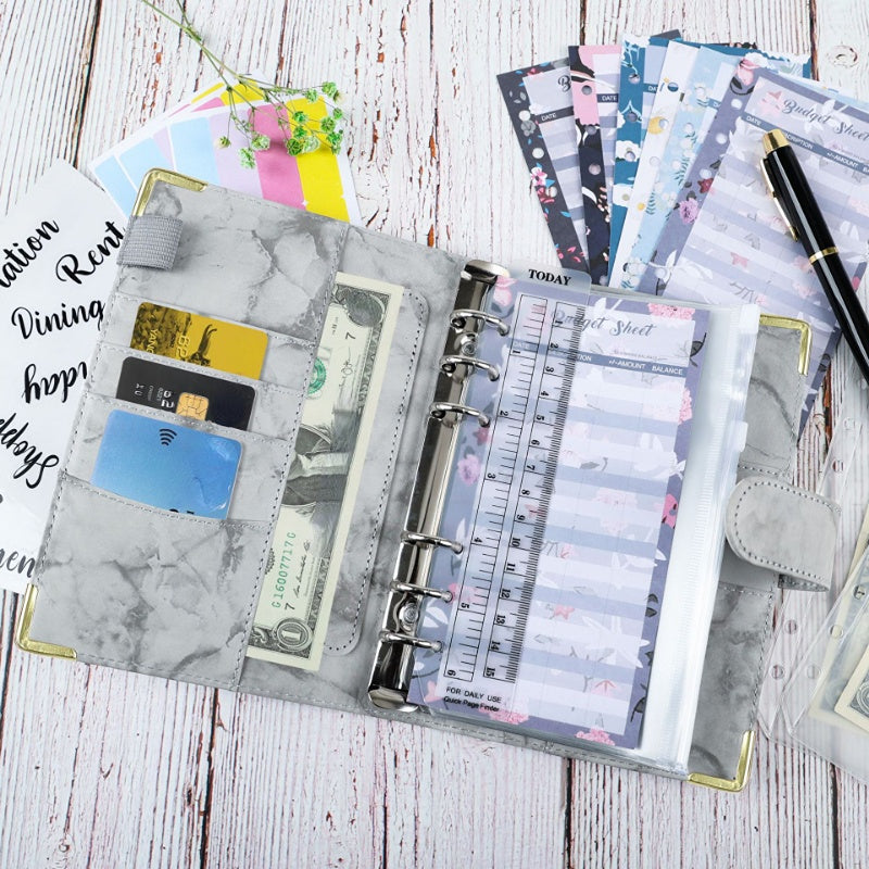 A6 Budget Planner Savings Binder w/ Stickers
