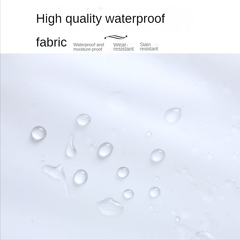 Waterproof Umbrella Storage Bag Drawstring Plastic Translucent 13x5in