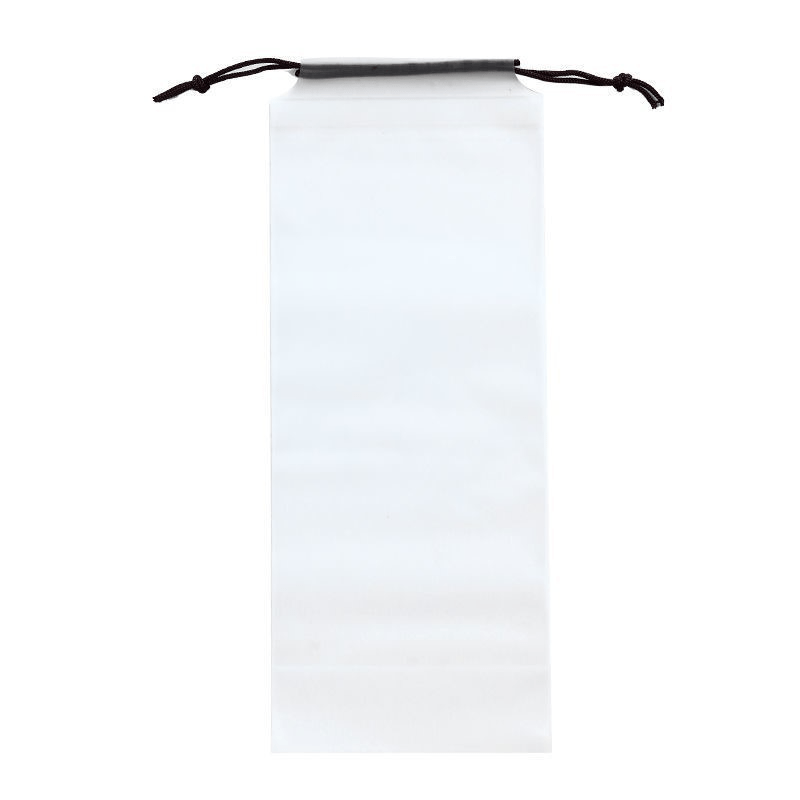 Waterproof Umbrella Storage Bag Drawstring Plastic Translucent 13x5in