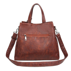 Flower Pendant Crossbody Bag Top Handle Satchel Purse