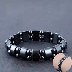 Double Hematite Tiger's Eye Bracelets - Natural Energy Stone Bracelet