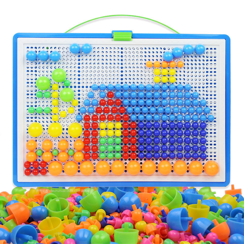 296 Pcs Mosaic Puzzle Building Bricks for Kids - Educational Jigsaw