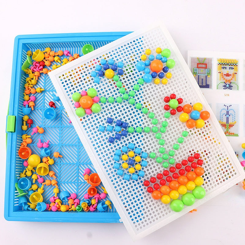 296 Pcs Mosaic Puzzle Building Bricks for Kids - Educational Jigsaw