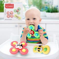 3 Pack Baby Spinner Wheel Toys Ages 1-2 Fun Engaging Baby Toys