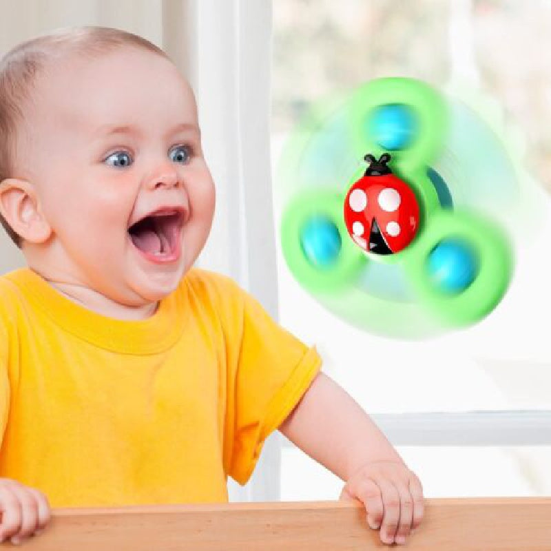3 Pack Baby Spinner Wheel Toys Ages 1-2 Fun Engaging Baby Toys