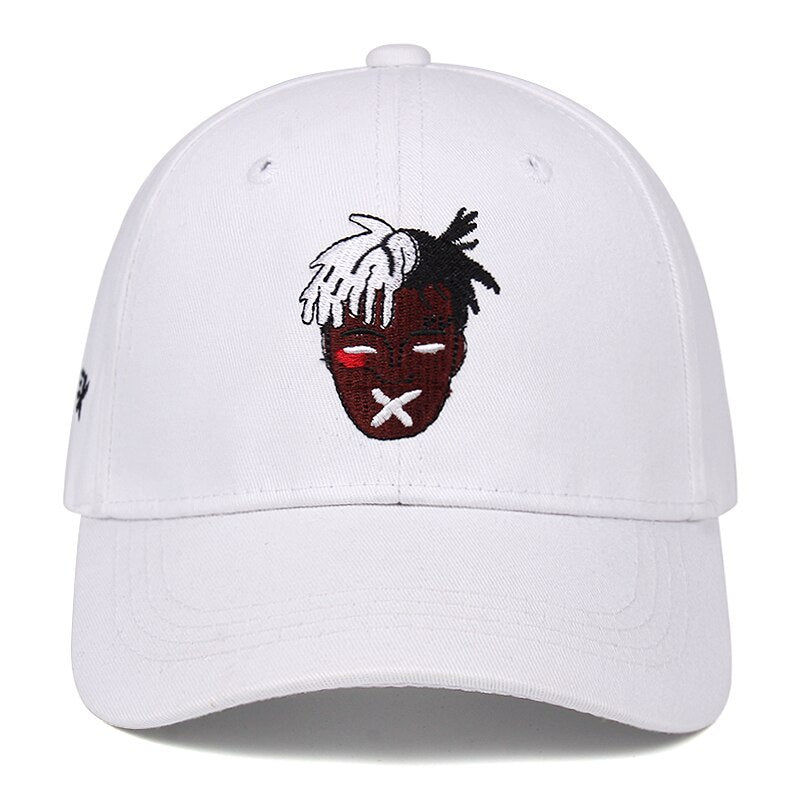 Punk Man Embroidery Baseball Cap Adjustable Dad Hat