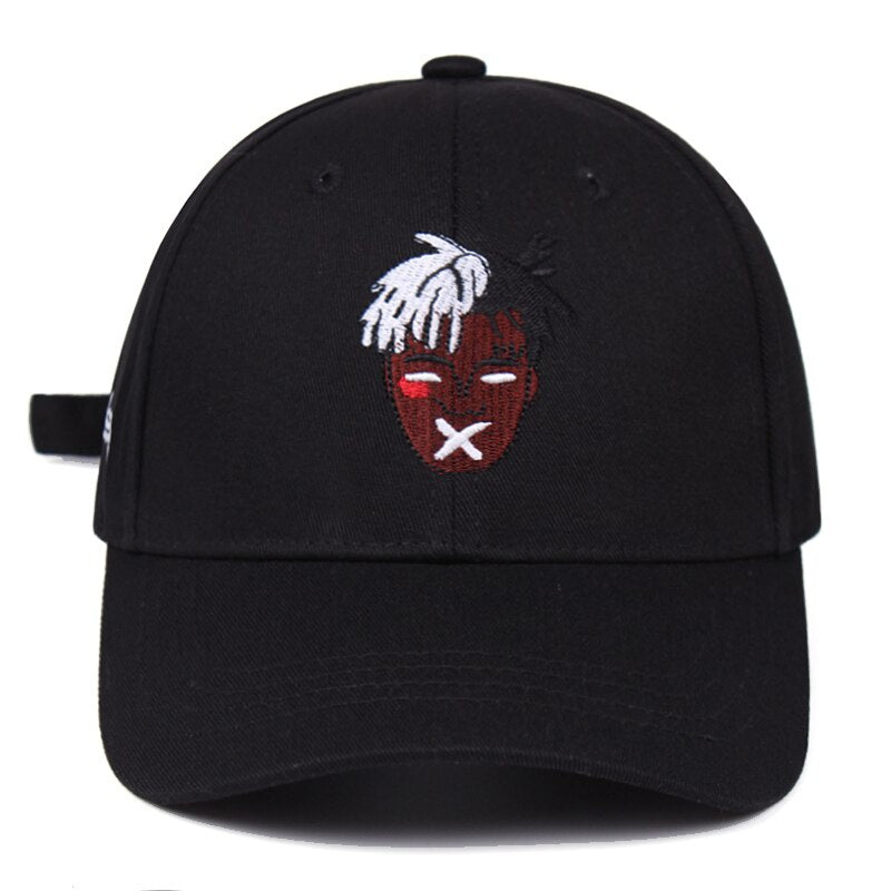 Punk Man Embroidery Baseball Cap Adjustable Dad Hat
