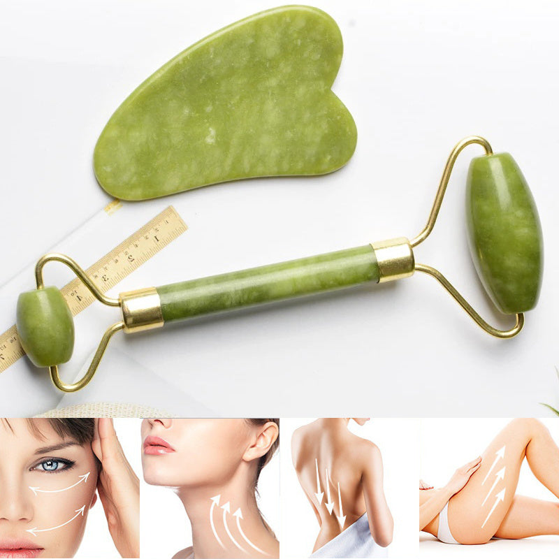 Jade Stone Gua Sha Massage Tool for Face Beauty Skin Care