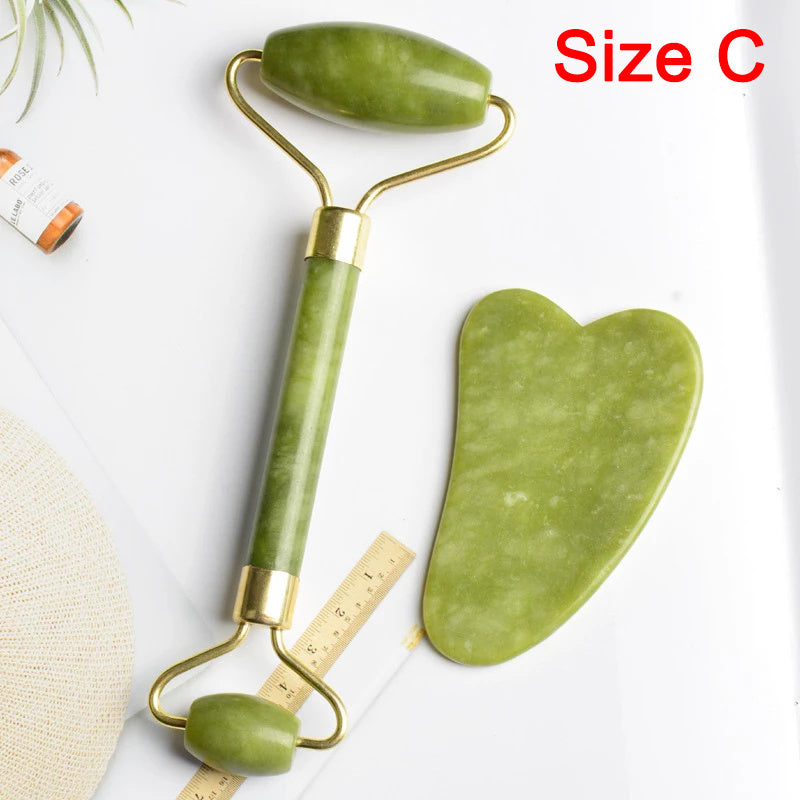 Jade Stone Gua Sha Massage Tool for Face Beauty Skin Care