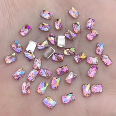100PCS 0.23in AB Flatback Rhinestone DIY Crafts