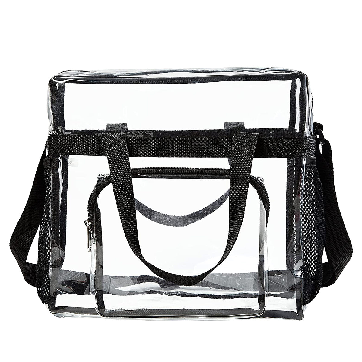 Clear Stadium Bag with Adjustable Strap Large Capacity