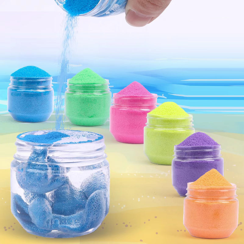 Magic Sand Toys Colorful Non Wettable Sand for Kids and Teens