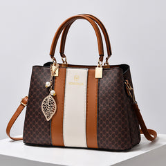 Geometric Pattern Handbag Colorblock Crossbody Bag
