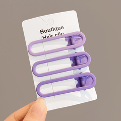 3pcs Metal Duckbill Barrette Hair Clips