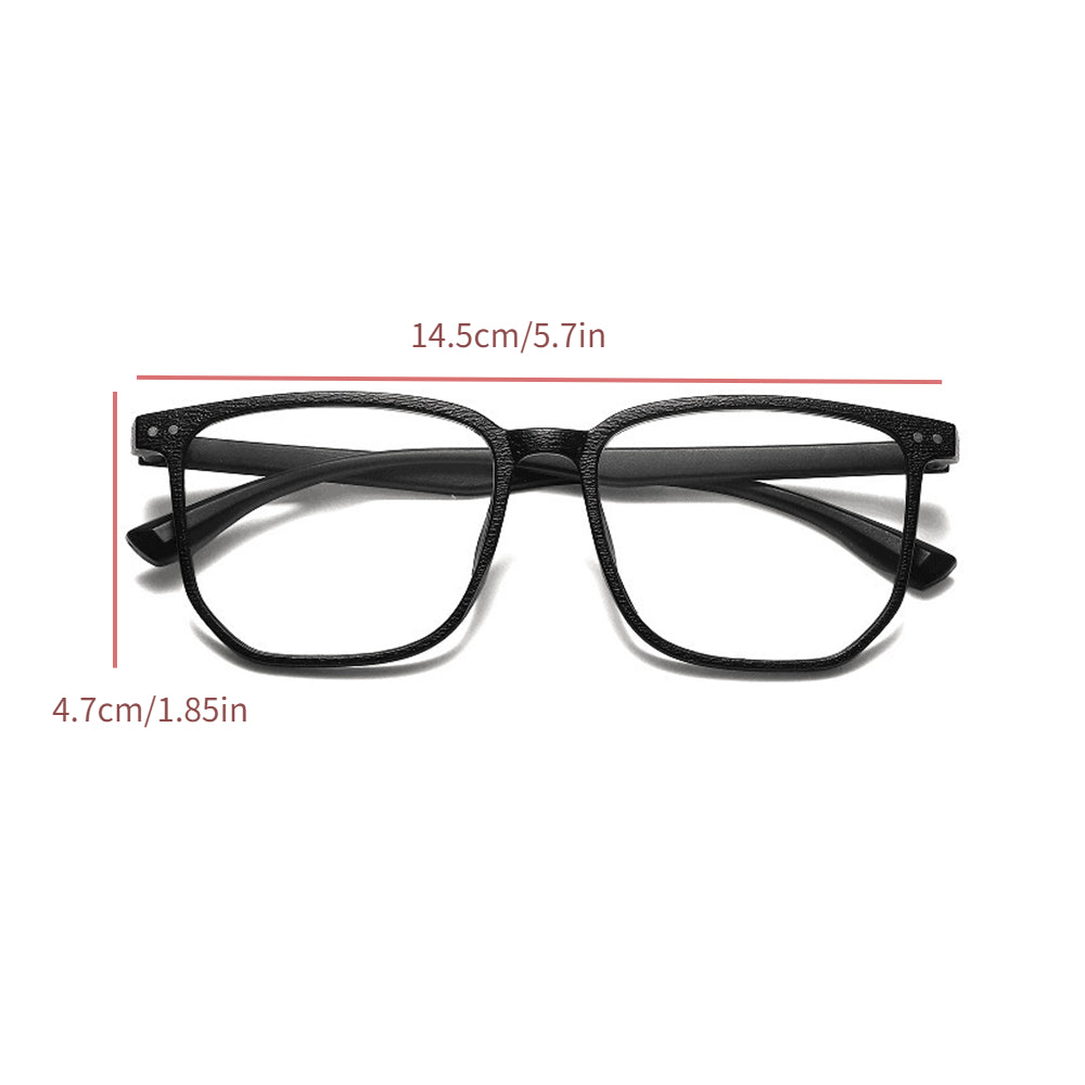 Gradient Square Frame Anti Light Reading Glasses