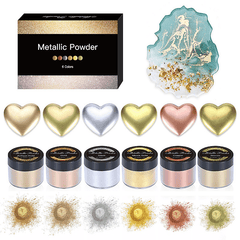 20ml Metallic Powder Resin Pigment DIY Epoxy Resin Mold Dye Nail Art Decoration