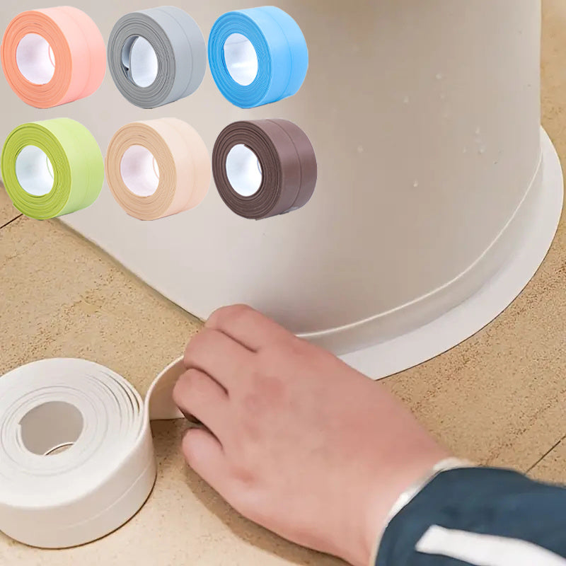 PVC Waterproof Sealing Strip Self Adhesive Kitchen Bathroom Corner Sealant Tape