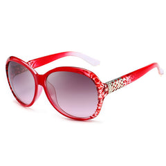 Cat Eye Sunglasses Round Frame Vintage Gradient Lens UV400