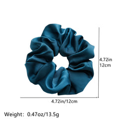 3pcs Large Satin Scrunchie Hair Tie Set for Women
