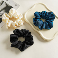 3pcs Large Satin Scrunchie Hair Tie Set for Women