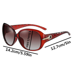 Cat Eye Sunglasses Gradient Lens Glasses Hollow Out Temple UV400