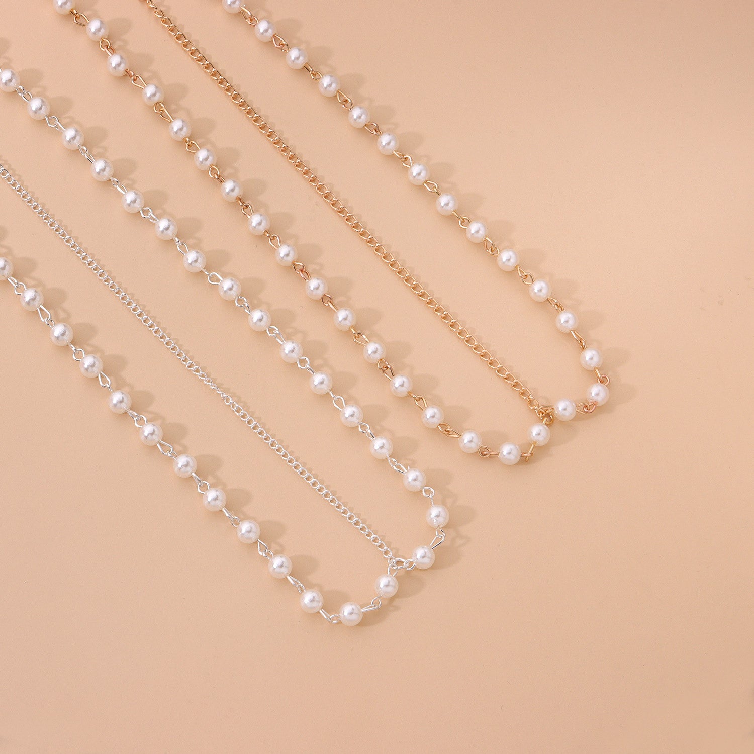 Bohemian Pearl Head Chain Hairband Wedding Hair Accessory