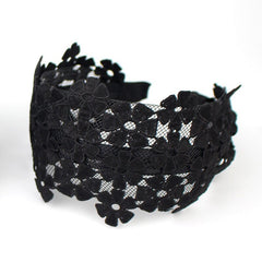 Flower Lace Headband Wide Brimmed Hair Hoop Hair Accessories
