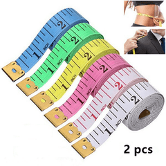 2pcs 60 Inch Body Measuring Ruler for Sewing and Tailoring