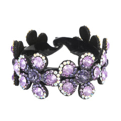 Sunflower & Rhinestone Hair Claw Banana Clip Hair Styling Accessory