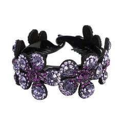 Sunflower & Rhinestone Hair Claw Banana Clip Hair Styling Accessory