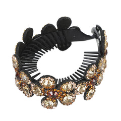 Sunflower & Rhinestone Hair Claw Banana Clip Hair Styling Accessory