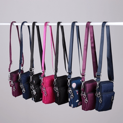 Heart Zipper Ring Shoulder Bag Waterproof Layered Crossbody Bag