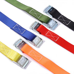 3M Car Tension Rope Tie Down Strap Ratchet Cargo Strap Metal Buckle
