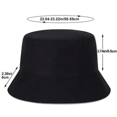 Little Man Embroidery Bucket Hat Hip Hop Cartoon Sun Hats Lightweight Bre...