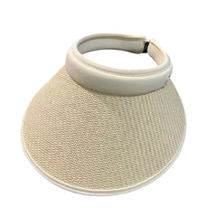 Wide Brim UV Protection Sun Hat Beach Visor Straw Cap Women