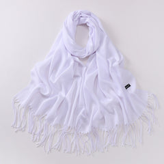 Cashmere Warm Shawl Tassel Long Scarf